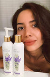 J'enessence Detox and Relax Natural Therapy Lavender Body Lotion and Wash Bundle Set