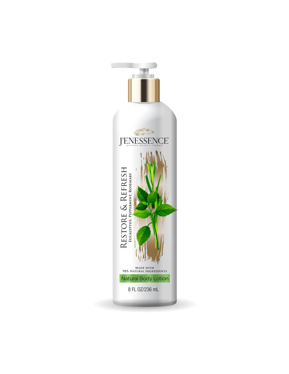 natural mint body lotion