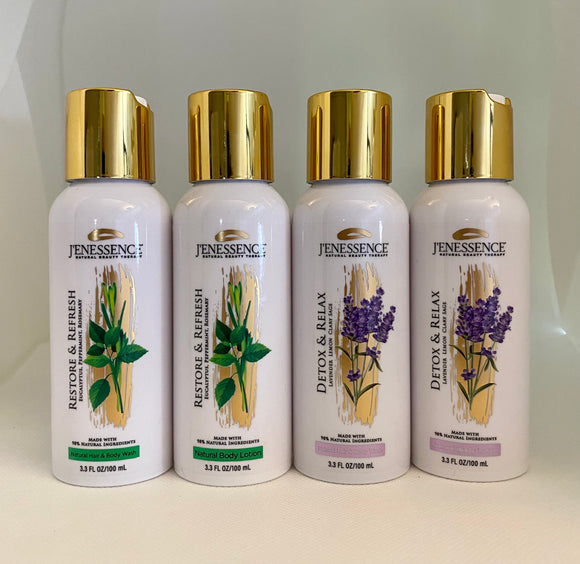 Travel Size! Detox & Relax, Restore & Refresh Wash & Lotion Set